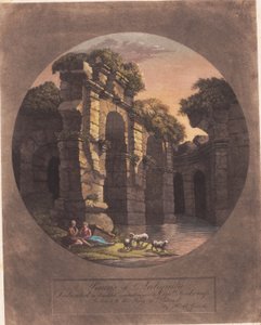 Ruínas da Antiguidade. Dedicado a Kirkerup de Heinrich Grosch