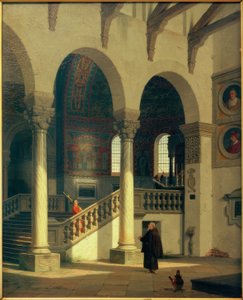 Ravenna, S.Apollinare em Classe - Painting v. Heinrich Hansen