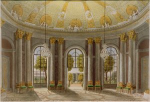 Palácio Sanssouci Hall de mármore de Heinrich Hintze