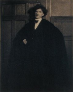Retrato de Alfred Stieglitz (1864-1946) (foto a p/b)