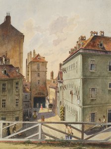 O Neutor com a Stockhaus em Viena de Heinrich Lang