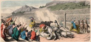 Grécia Antiga: Jogos Olímpicos - Corrida de carruagem de quatro cavalos no Hipódromo