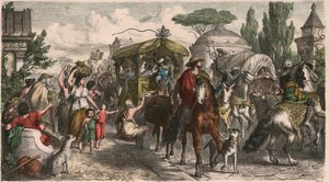 Roma Antiga: Via Appia (Via Ápia), na Era Imperial de Heinrich Leutemann