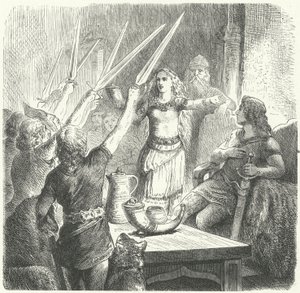 Bolas a brindar aos filhos do seu rei (gravura) de Heinrich Leutemann