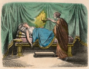 A Grécia na época das Repúblicas: Cama de Heinrich Leutemann