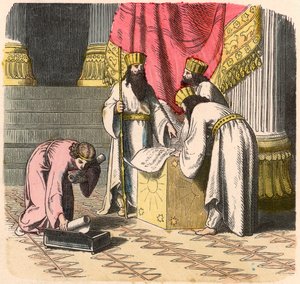 Velho Oriente, persas: Mágico de Heinrich Leutemann
