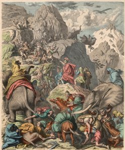 Segunda Guerra Púnica: Hannibal cruzando os Alpes, 1866