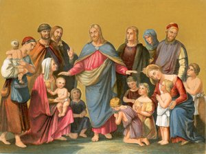 Cristo abençoando crianças