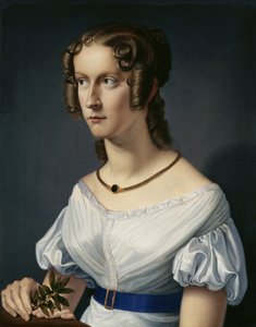 retrato de uma garota de Heinrich Maria von Hess