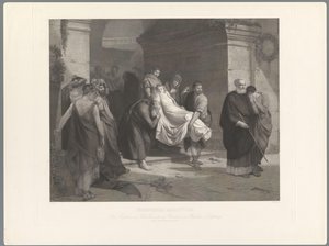 Mártires cristãos são levados Christliche Maertyrer de Heinrich Nuesser