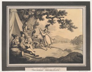 Soldados Recriando, 1º de abril de 1798.