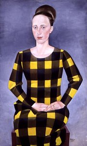 Ingeborg Stegeman, nee Krause, a esposa do artista, 1925