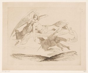 Santo transportado por anjos de Heinrich Vianden