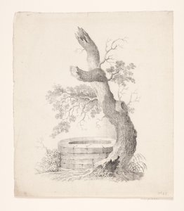 Uma árvore velha por um poço de Heinrich Wenzler