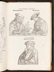 BT3.267.5 opp p896 Artistas e gravura, ilustração de De historia stirpium commentarii insignes de Leonhart Fuchs, 1542