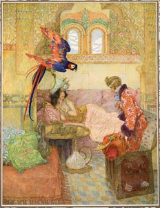 The Flying Trunk from Tales por Hans Christian Andersen, pub. 1911