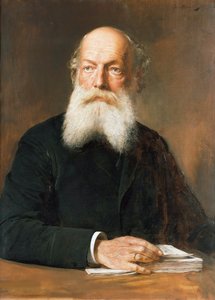 Retrato de Friedrich August Kekulé von Stradonitz, 1829-1896, 1890.