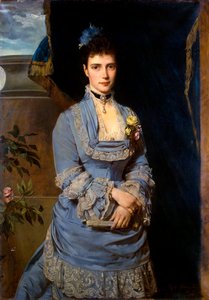 Retrato da Grã-Duquesa Maria Fyodorovna, Princesa Dagmar da Dinamarca", 1847-1928, 1874.