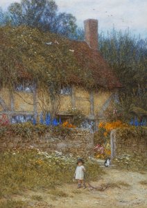 Uma casa de campo perto de Godalming, Surrey de Helen Allingham