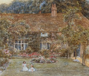 Uma casa de campo de Helen Allingham