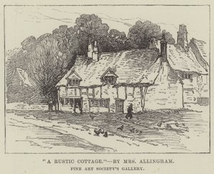 Uma casa rústica de Helen Allingham