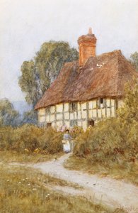 Going Shoppping (aquarela com riscos) de Helen Allingham