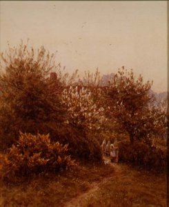 O Pomar na Primavera de Helen Allingham