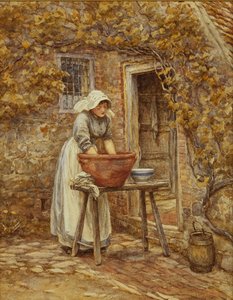 Dia da Lavagem, de Helen Allingham