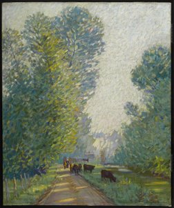 Paisagem com vacas, c.1907