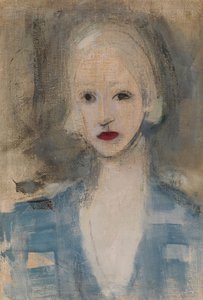 Mulher loira de Helene Schjerfbeck