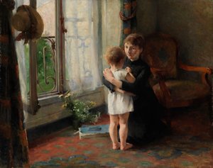 Mãe e Filho de Helene Schjerfbeck