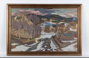 O rio Ångerman [PINTURA A ÓLEO]