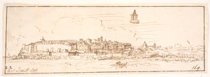 Blaye, com Garonne Floden