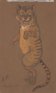 Gato de Cheshire (figurino para Alice no País das Maravilhas, 1915) de Henderson, William Penhallow