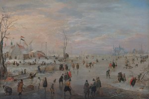 Apreciar o gelo de Hendrick Avercamp