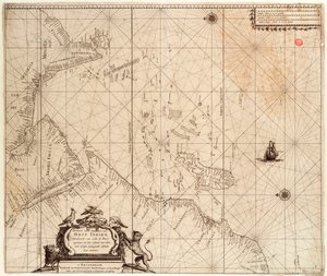 Mapa de África, Índia e Sri Lanka de, c.1680 (gravura) de Hendrick Doncker