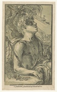 João Baptista no deserto de Hendrick Goltzius (attributed to)