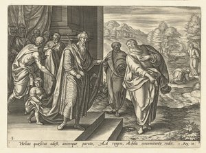 Elias fala com o Rei Ahab pela segunda vez
História de Elijah (título da série) de Hendrick Goltzius (rejected attribution)