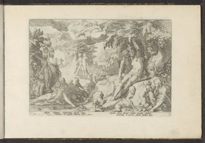 Era de ouro Metamorfoses de Ovídio (título da série) Recriações de P. Ovidius Naso (título da série) de Hendrick Goltzius (workshop of)