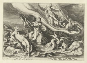 Juno queixa-se a Thetis e Oceanus
Metamorfoses de Ovid (título da série) de Hendrick Goltzius (workshop of)
