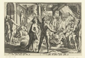 Phaeton no palácio de Helios
Metamorfoses de Ovid (título da série)