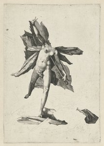 Pyramus e Thisbe de Hendrick Goltzius (workshop of)