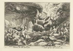 Queda de Phaëthon
Metamorfoses de Ovid (título da série) de Hendrick Goltzius (workshop of)