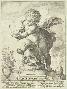 Alegoria da Transiência da Vida ("Quis Evadet?") de Hendrick Goltzius
