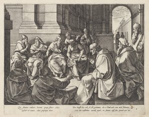 Boaz e os anciãos
A história de Rute (título da série) de Hendrick Goltzius