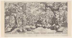 Casamento de Cupido e Psique de Hendrick Goltzius