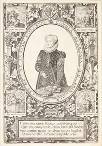 Carlota de Bourbon de Hendrick Goltzius
