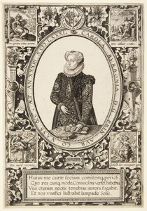 Carlota de Bourbon de Hendrick Goltzius