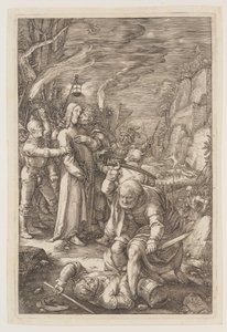Cristo levado cativo, de A Paixão de Hendrick Goltzius