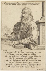 Christopher Plantin de Hendrick Goltzius